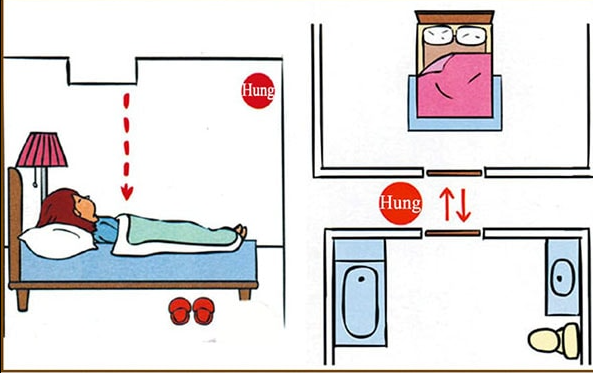 Cửa nhà vệ sinh đối diện phòng ngủ có phạm phong thủy không?